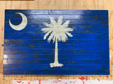 South Carolina State Wood Flag